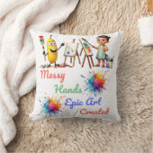 メッシーハンズエピック祝アートワールドアートデー クッション (ブランケット)