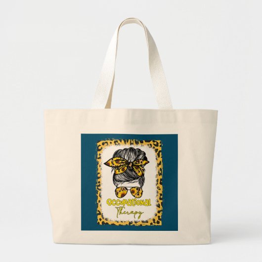 メッシーバンコワーキングセラピーへセラピスト ラージトートバッグ (正面)