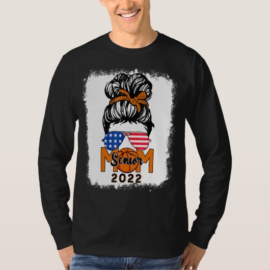 メッシーバンバスケットボールシニアママ2022漂白 Tシャツ (正面)