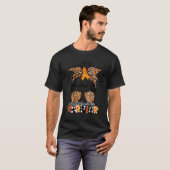 メッシーバンヒョウ多発性硬化症認識度ママ Tシャツ (正面フル)