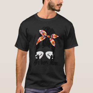 メッシーバンヘアサングラスバンダナアーチェリーマママムウォーム Tシャツ