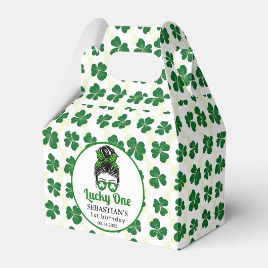 メッシーバンラッキーワンの誕生日の女の子 フェイバーボックス (正面サイド)