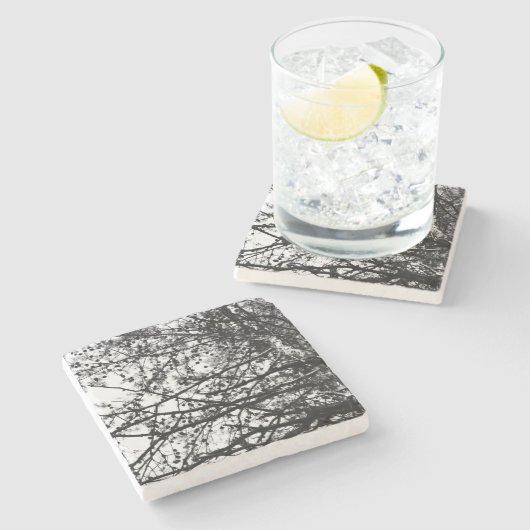 メッシーパインコーン ストーンコースター (横)