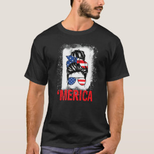 メッシーヘアパン'メリカサングラス7月4日 Tシャツ