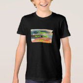 メッシーマインドは魔法を生む | 抽象的なブラシストロークアート トライブレンドＴシャツ (正面)