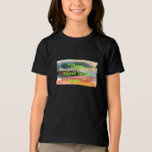 メッシーマインドは魔法を生む | 抽象的なブラシストロークアート トライブレンドＴシャツ (正面)
