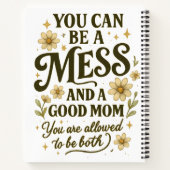 メッシーママ引用文-ヴィンテージタイポグラフィ ノートブック (裏面)