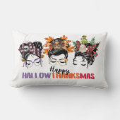 メッシーマンママハッピーハローサンクサス ランバークッション (正面)