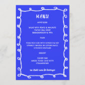 メッシーループズハンドドローカスタムドバーバルミツワー メニュー (正面)