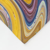 メッシー絵画抽象芸術 |最高の抽象芸術 フリースブランケット (角)