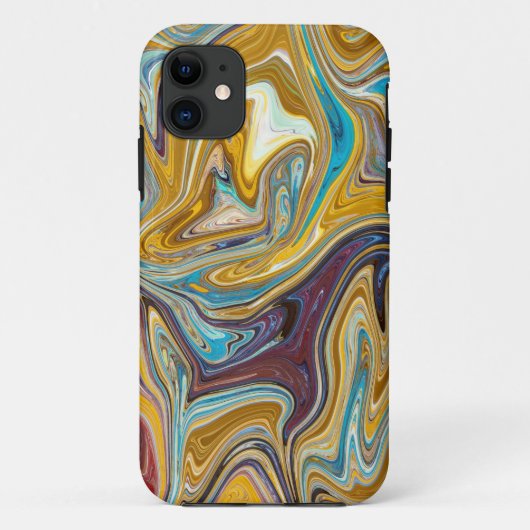 メッシー絵画抽象芸術 |最高の抽象芸術 Case-Mate iPhoneケース (裏面)