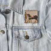 メッセンジャーはウィリアムにハロルドのニュースを持って来ます 缶バッジ (インサイチュ)