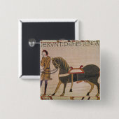 メッセンジャーはウィリアムにハロルドのニュースを持って来ます 缶バッジ (正面&裏面)