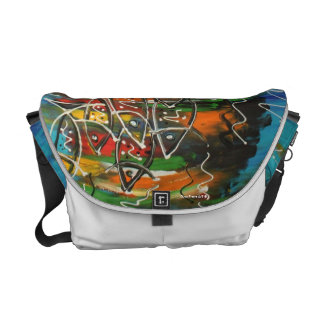 メッセンジャーバッグ- Soco Freire著魚類 メッセンジャーバッグ