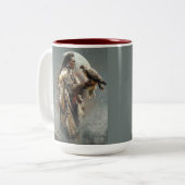 メッセンジャー – コーヒーマグ、カップ、飲料 ツートーンマグカップ (正面左)