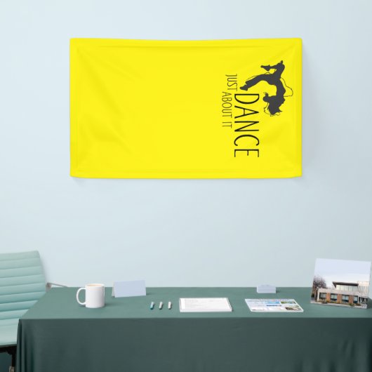 メッセーおもしろいジ – それについて踊るだけ1 横断幕 (トレードショー)