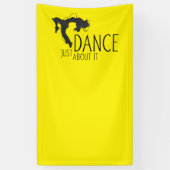 メッセーおもしろいジ – それについて踊るだけ1 横断幕 (縦)