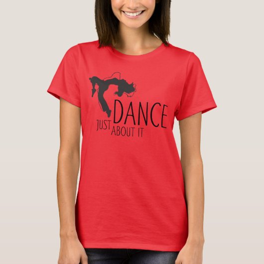 メッセーおもしろいジ – それについて踊るだけ1 Tシャツ (正面)