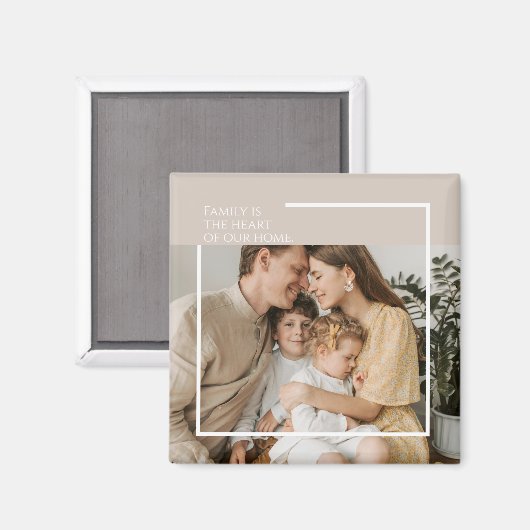 メッセーカスタムジ付きフォトパーソナライズされたマグネット マグネット (正面/裏面)