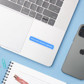 メッセージおもしろいのサスカッチ シール (ノートパソコンとiPhone)