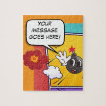 メッセージおもしろいパーソナライズされた漫画帳