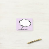 メッセージからの: パーソナライズ ポストイット (デスク上)