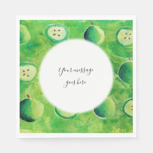 メッセージが一致 スタンダードランチョンナプキン (正面)