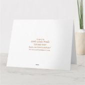 メッセージとカスタマイズ可能なホッケーコーチカード カード (裏面)