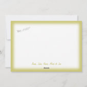 メッセージのサンタの華麗さのクリスマスの写真カード シーズンカード (裏面)