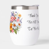 メッセージのパーソナライズ熱ワインタンブル (左面)