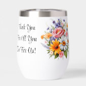 メッセージのパーソナライズ熱ワインタンブル (背面)