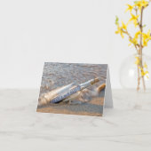 メッセージのボトル カード (黄色い花)