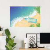 メッセージのボトル ポスター (ホームオフィス)