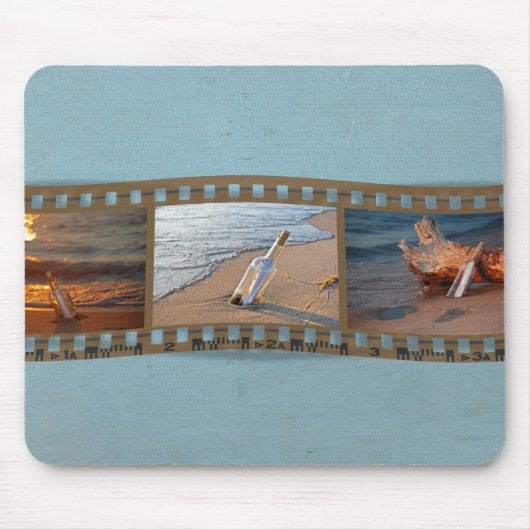 メッセージのボトル マウスパッド (正面)