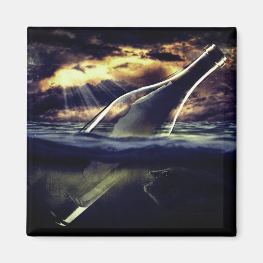 メッセージのボトル マグネット (正面)