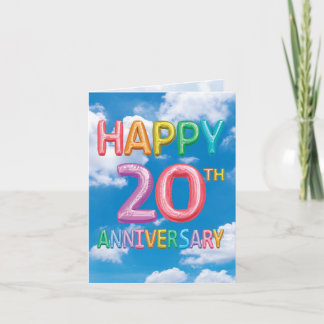 メッセージのマイルストーン20 – 記念日 カード