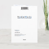 メッセージのマイルストーン60 – 記念日 カード (裏面)