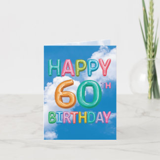 メッセージのマイルストーン60 -誕生日 カード