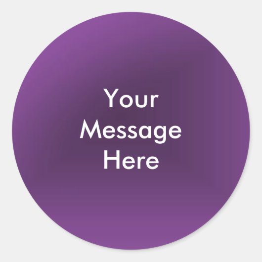 メッセージの作成 ラウンドシール (正面)