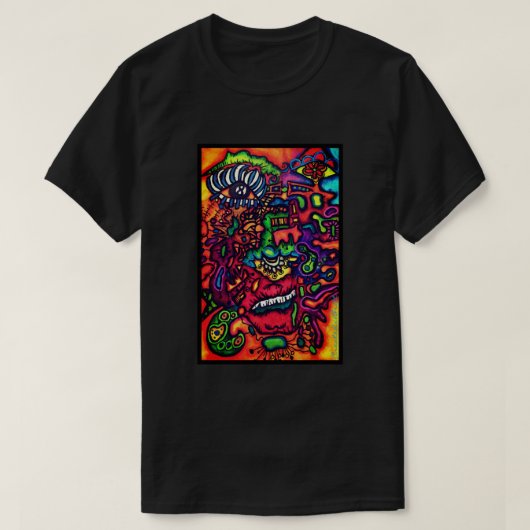 メッセージの混在 Tシャツ (デザイン正面)
