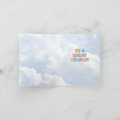 メッセージの盛大な記念日 カード (内部)