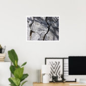 メッセージの裏に ポスター (ホームオフィス)