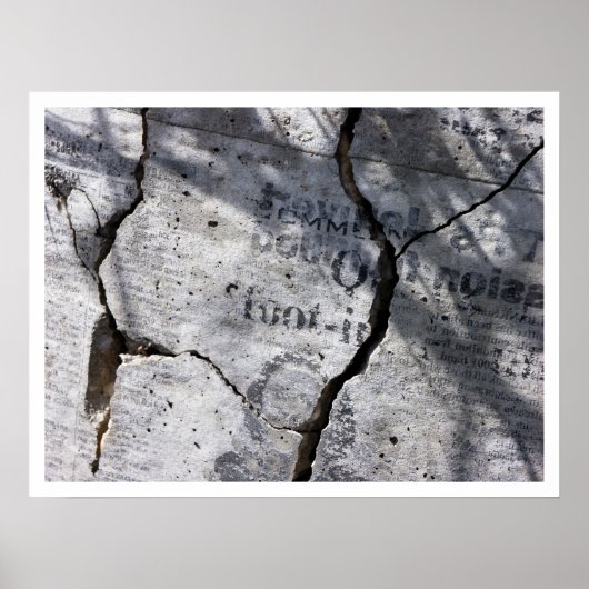 メッセージの裏に ポスター (正面)