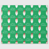 メッセージの追加 |シンプリーサンタ ラッピングペーパー (フラット)