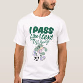 メッセージの送信に失敗して遅刻する Tシャツ (正面)