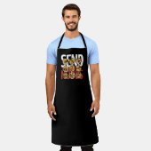 メッセージの送信 エプロン (着用した状態)