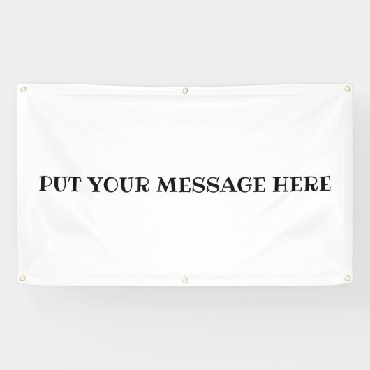 メッセージをここに置く…屋外バナー 横断幕 (横)