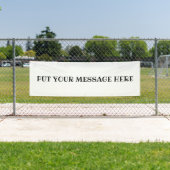 メッセージをここに置く…屋外バナー 横断幕 (インサイチュ)