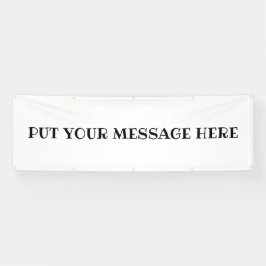 メッセージをここに置く…屋外バナー 横断幕