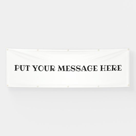 メッセージをここに置く…屋外バナー 横断幕 (横)